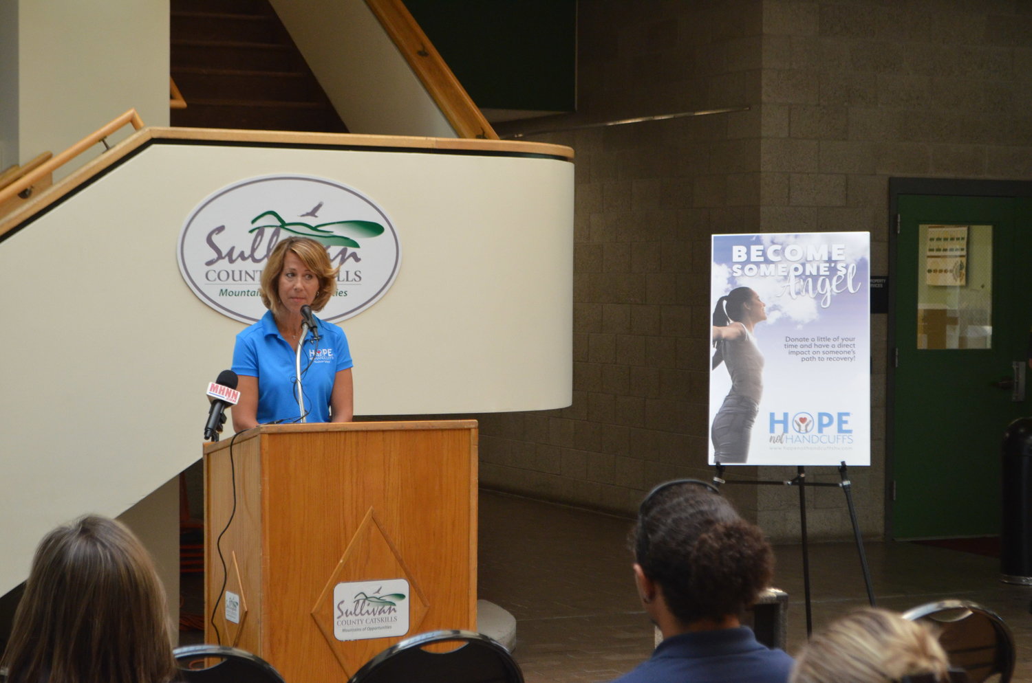 Hope Not Handcuffs Program Director Annette Kahrs talks about the important role volunteer "angels" play in connecting people suffering from addiction with treatment.